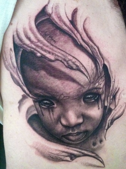 Tattoos - Dark baby - 53197